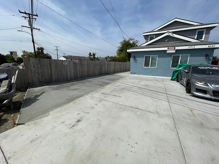2 inside gate parking spaces