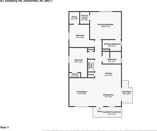 3 bed, 2.0 bath, 1128 sqft, $1,645 — Photo 2