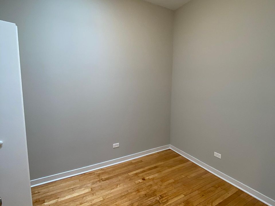 Bedroom with skylight. Full size bed will fit comfortably