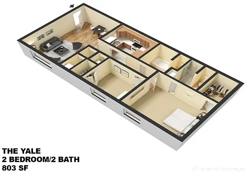 Floor plan The Yale