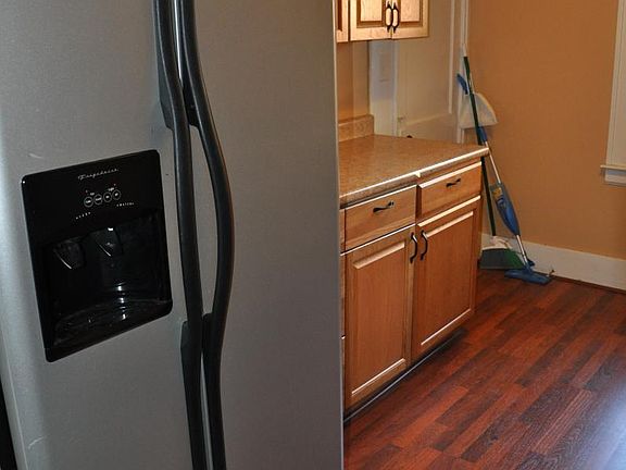 Updated kitchen with new laminate flooring