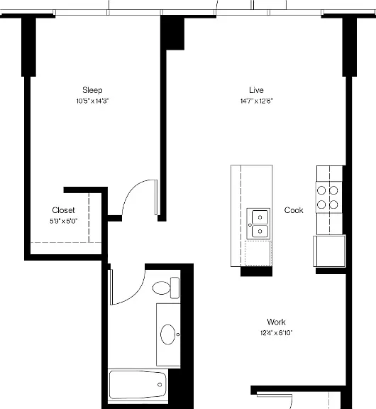 619 W Randolph St #607 — Photo 1
