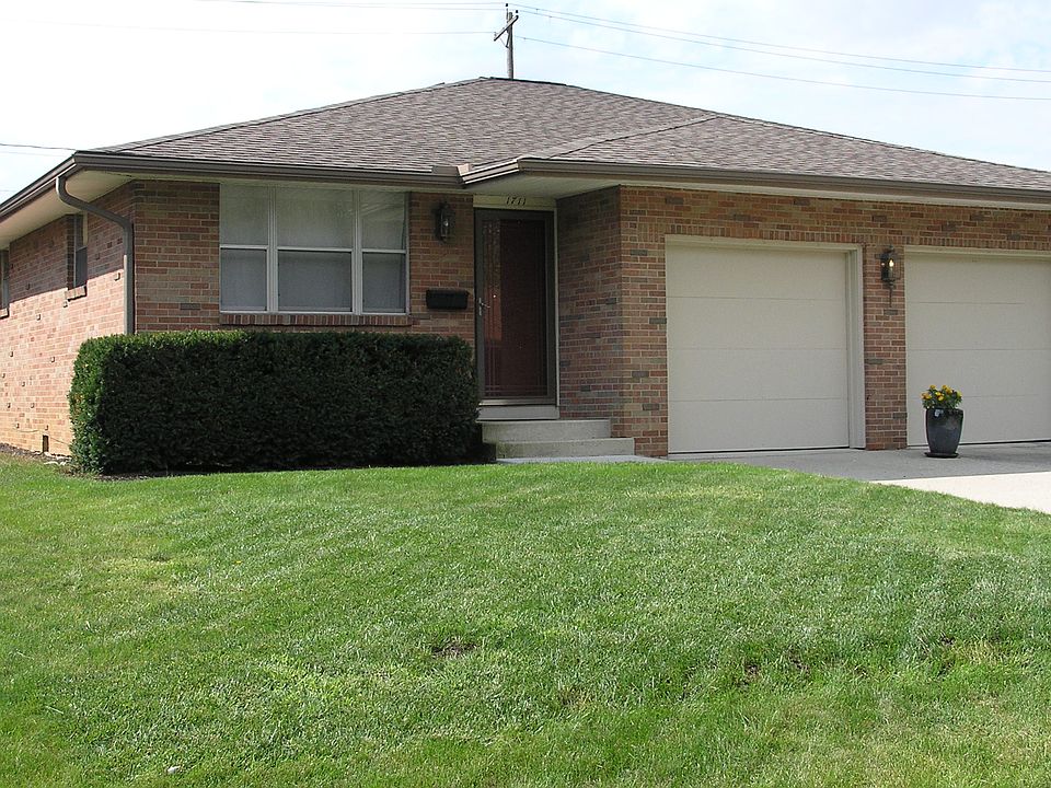 Exterior Front: One of two