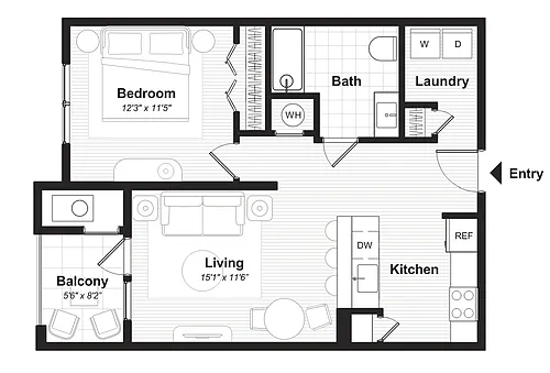 Floor plan A01