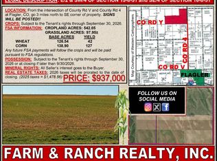 0 County Road Y N, Flagler, CO 80815