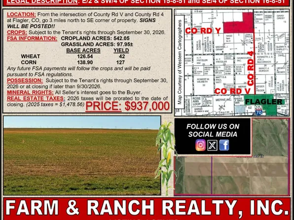0 County Road Y N, Flagler, CO 80815