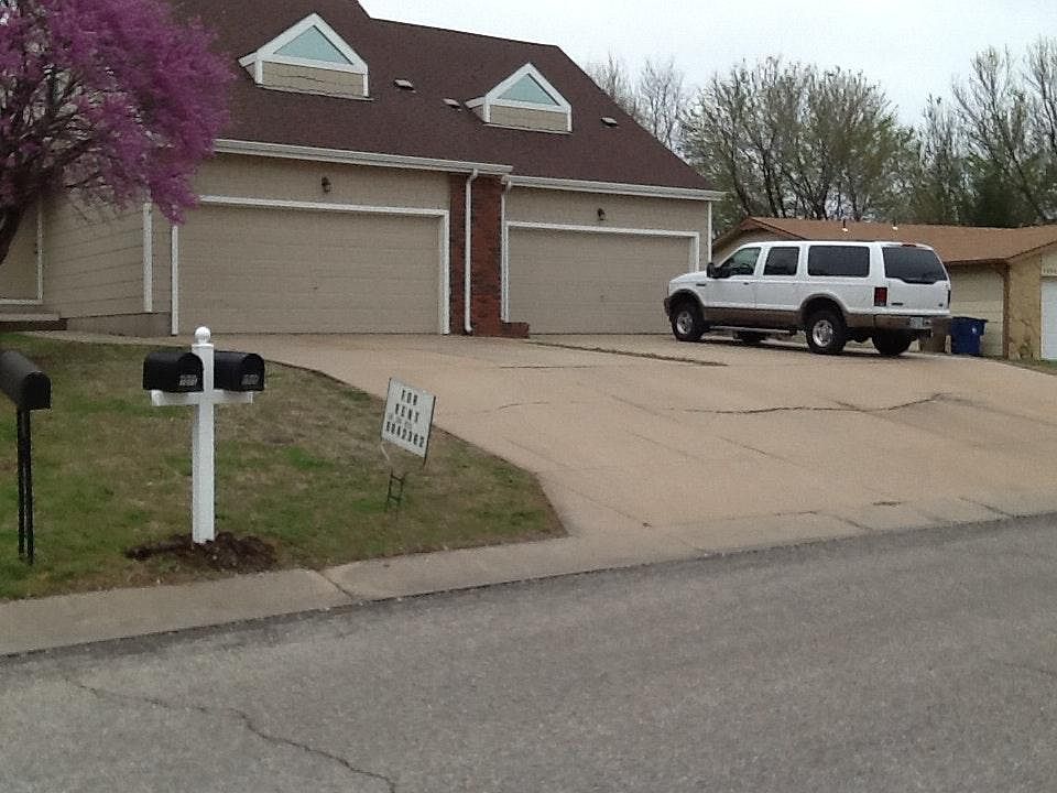 Two car attached garage