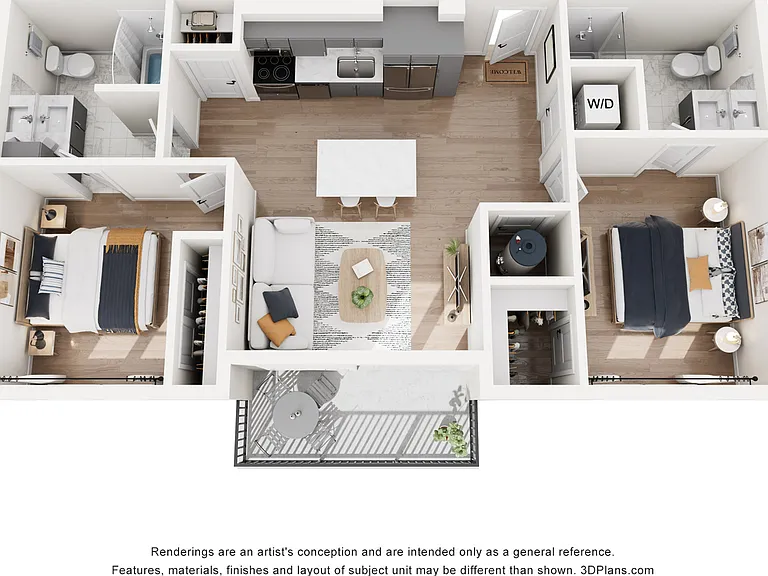 B1 | 2 Bedroom 2 Bath | The Westerly Apartments | Salt Lake City, UT B1 | 2 Bedroom 2 Bath | The Westerly Apartments | Salt Lake City, UT