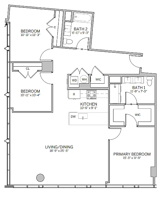 Floor plan C13PH