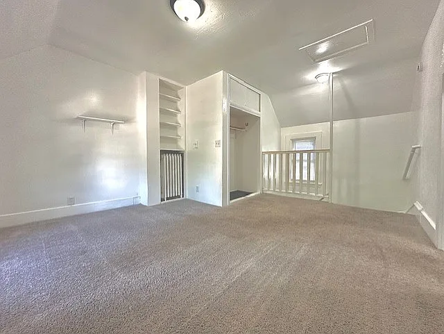 Bedroom 5 has a private staircase entrance, small closet and an extra large walk in closet.