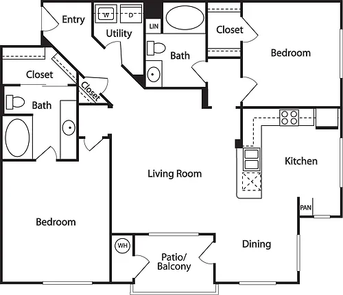 Floor plan Ferrari-Carano