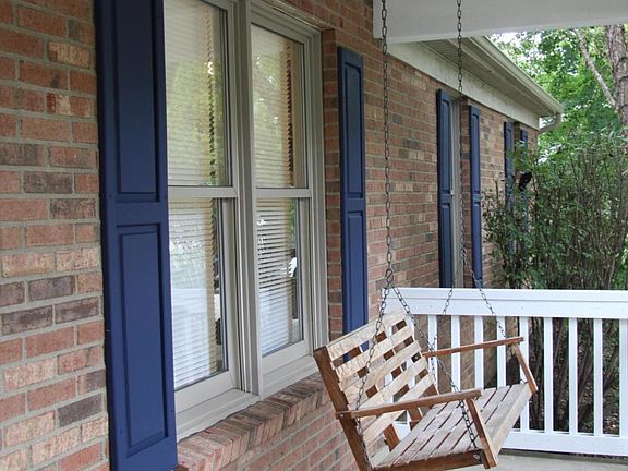 Inviting front porch