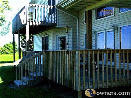 Back Deck off Great Room, and Balcony off of Master Bath