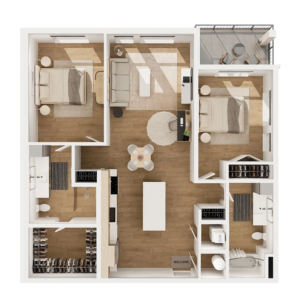 Floor plan B2