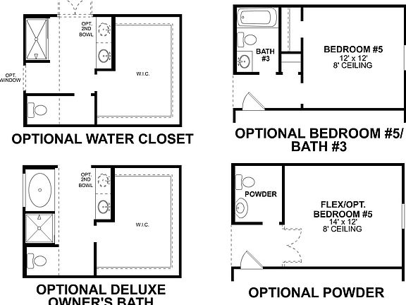 Meredith First Floor Options