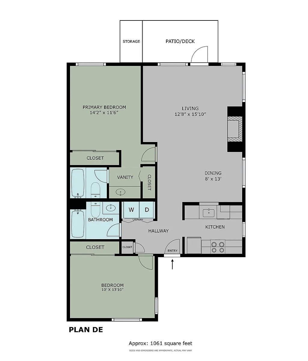 Floor plan Plan DE