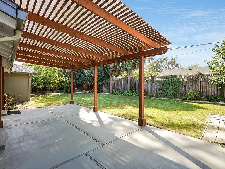 Covered patio