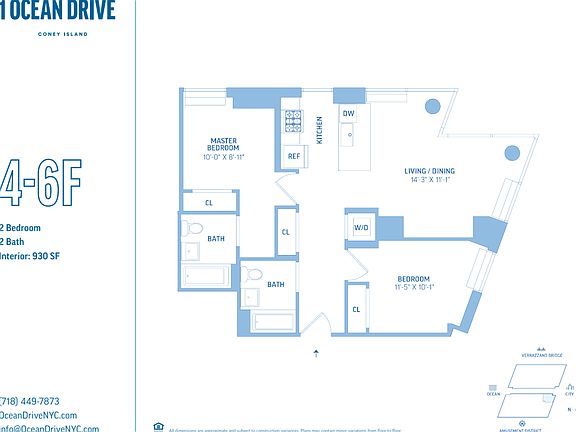 2nd image of 1 Ocean Dr #E6f