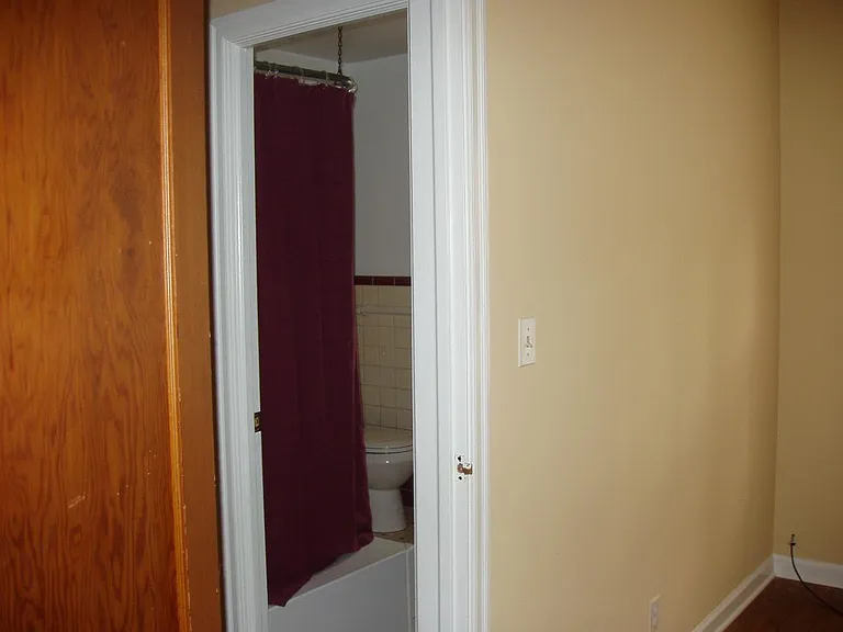 Bedroom on main floor with walk in closet