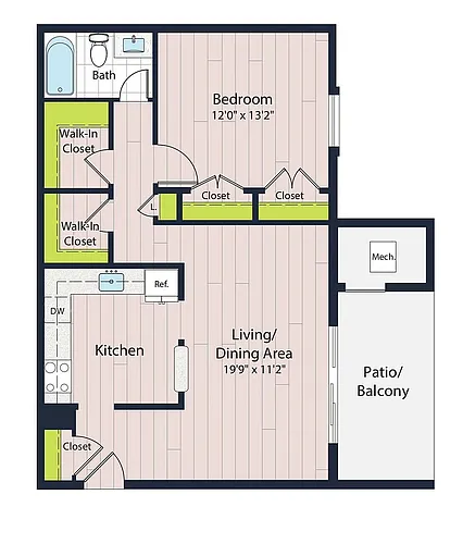 Floor plan A1-60