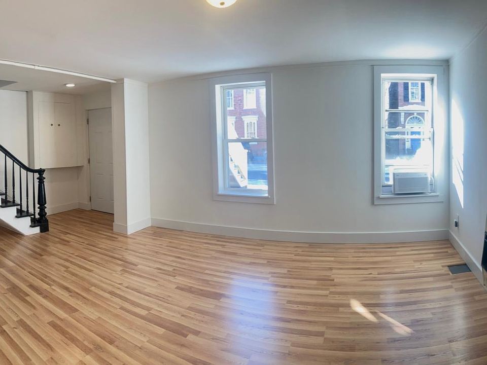 living room on the first floor