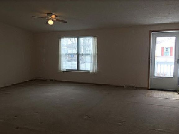 Living Room with Ceiling Fan