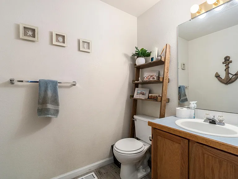 main floor powder room