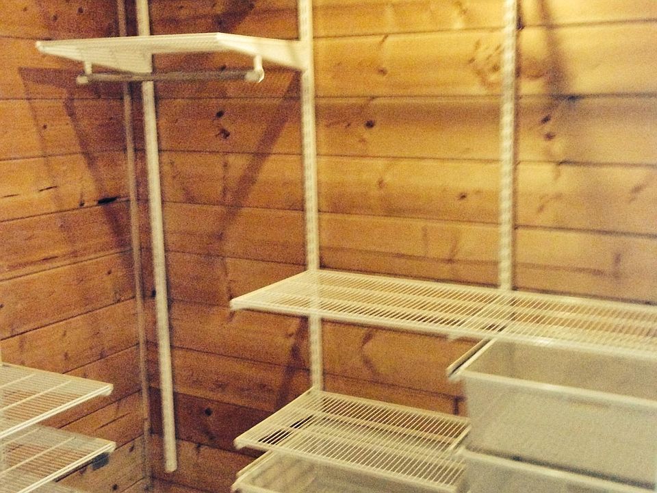 Master walk-in closet