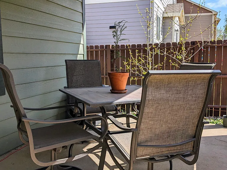 Shared patio