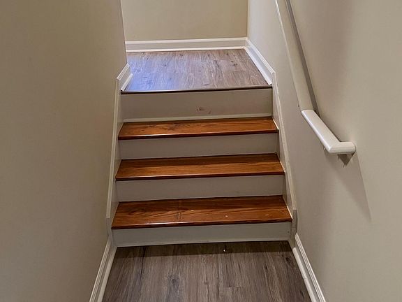 Stairs up from entrance
