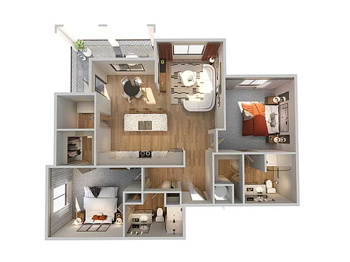 Floor plan B3