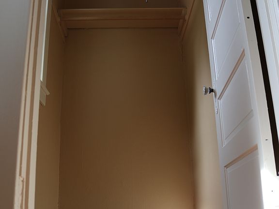 Closet in master bedroom