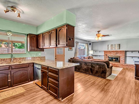 Kitchen open to family room
