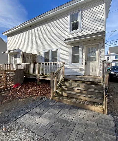Backyard porch/hardscaping