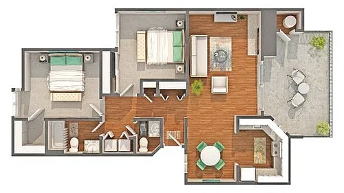 Floor plan The Nelson