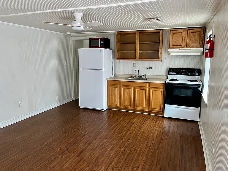 Open floor plan kitchen and living room