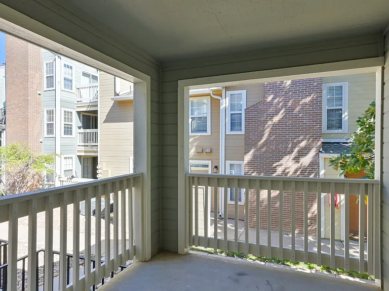 A spacious balcony perfect for every season.