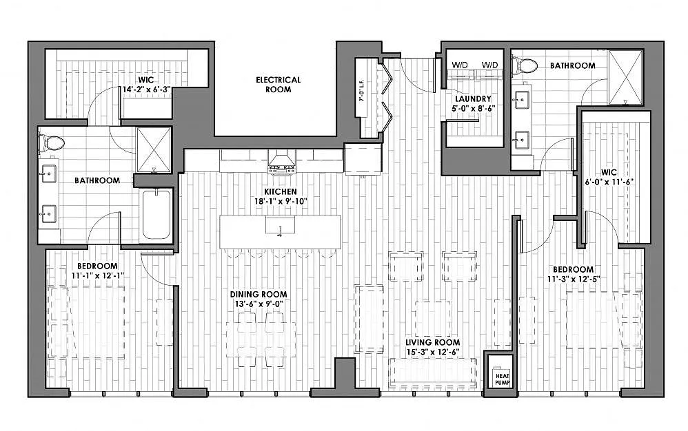 Floor plan PH-C7
