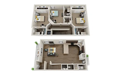Floor plan 3x3.5 Premium