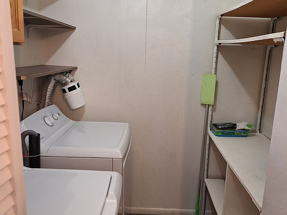 Laundry and storage room