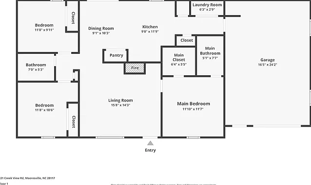 3 bed, 2.0 bath, 1055 sqft, $1,745 — Photo 2