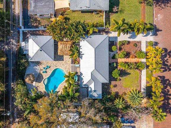 Drone view of the whole property.
