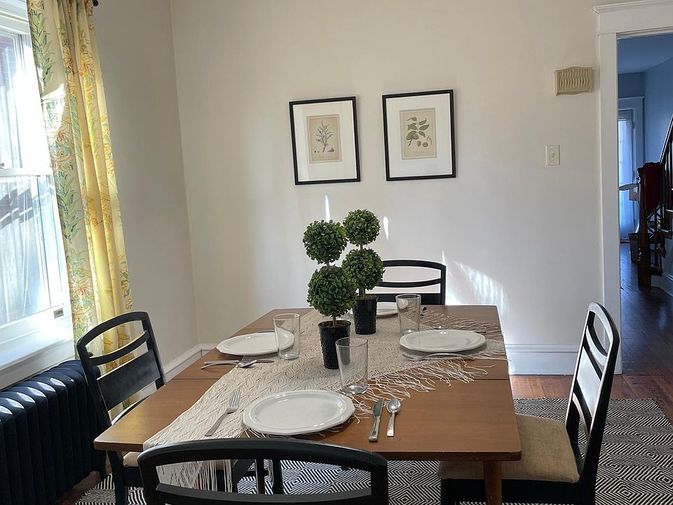 Separate large dining room for family dinners.