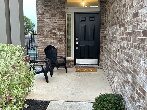 New painted door & stainless kickplate with chairs added for porch~ NO CARPET
 NO NEIGHBOR BEHIND