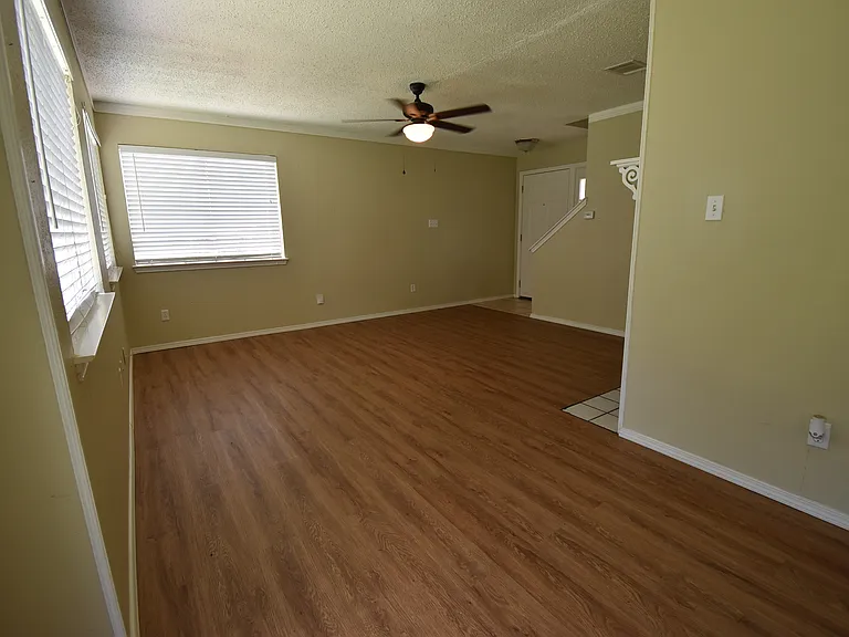 View of the living room and dinning room from the kitchen