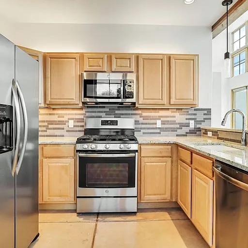 Each Loft has a distinct floorplan. Every one has 2 stories of windows.