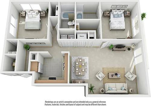 Floor plan The Chestnut