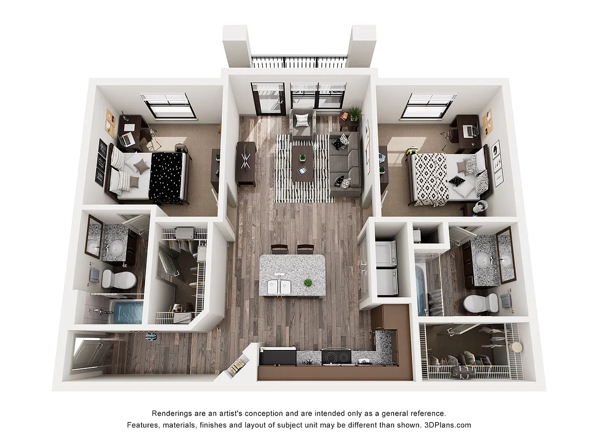 Floor plan Comal