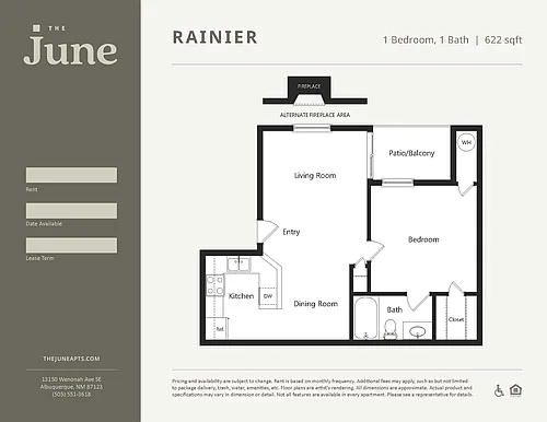 Floor plan Rainier