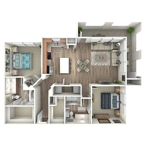 Floor plan B3 - Phase I